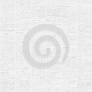 Newspaper seamless pattern with old vintage unreadable paper texture background photo
