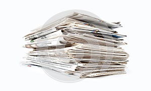 Newspaper stack