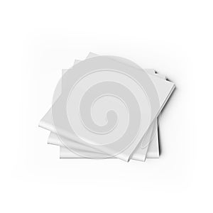 Newspaper Stand on white background