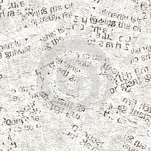 Newspaper vintage grunge collage seamless texture