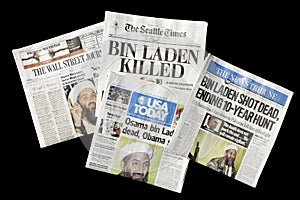 Newspapers, Osama bin Laden Dead, editorial