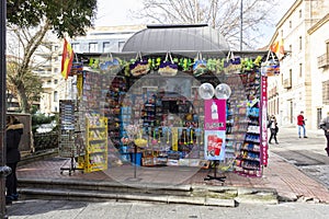 Newsstand, magazines and sweets on Plaza de los Bandos de Salamanca