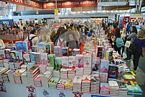 Newton Compton publishing house booth in international book fair