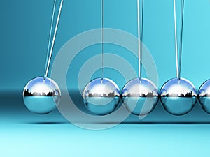 Newton cradle background