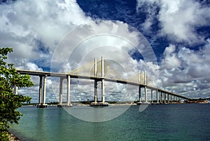Newton Navarro bridge in Natal, Brazil photo