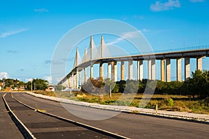 Newton Navarro Bridge in Natal City in Brazil