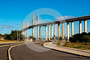 Newton Navarro Bridge in Natal City in Brazil