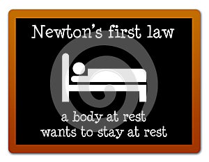 Newton`s first law