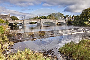 Newton Stuart Bridge Over River Cree Scotland