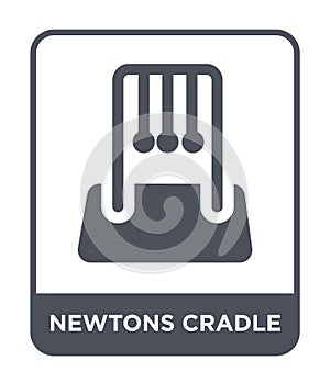 newtons cradle icon in trendy design style. newtons cradle icon isolated on white background. newtons cradle vector icon simple