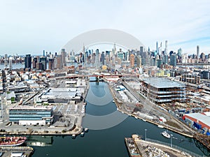 Newtown Creek - NYC Skyline