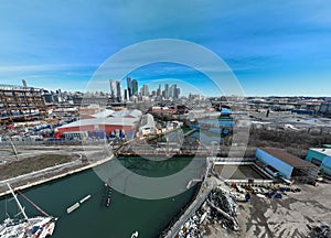 Newtown Creek - NYC Skyline