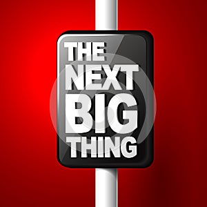 The next big thing coming soon announcement 3d illustration photo