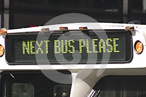 Next Bus Please