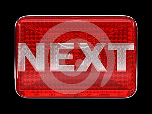 Next button or headlight isolated