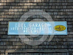 Edel Garage Auto-Tractor-Repair-Welding Signage