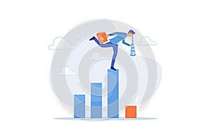 Next economic recession forecast or prediction, stock market decline or revenue decrease, low performance or GDP falling down