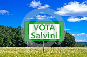 In the next elections save Italy, vote Lega Nord, Salvini photo