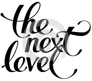 The next level - custom calligraphy text