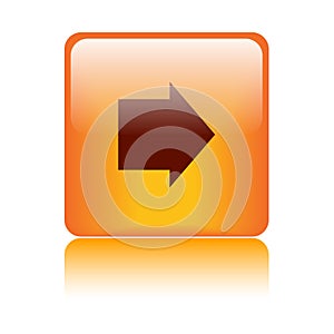 Next page web button orange