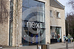 The Next retail store in Witney, Oxfordshire, UK