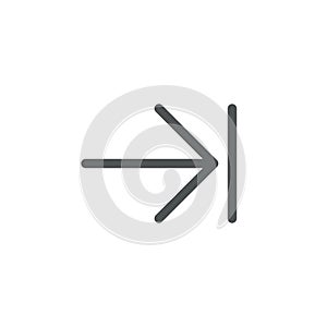 Next step flat color ui icon