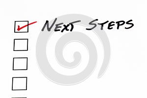 Next steps move forward future progress step plan prepare guide photo