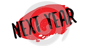 Next Year rubber stamp