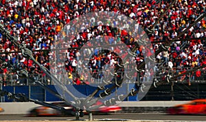 Nextel Daytona 500 Field Blurs By
