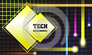 Nexus Technology Laser Shine Background