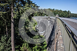 Neye dam in the Bergisches Land