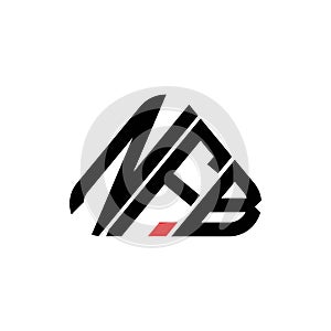 NFB letter logo creative design with vector graphic, NFB