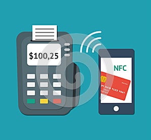 NFC technology concept