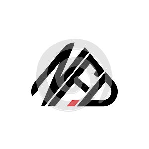 NFD letter logo creative design with vector graphic, NFD photo