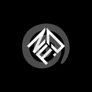 NFD letter logo design on black background. NFD creative initials letter logo concept. NFD letter design photo