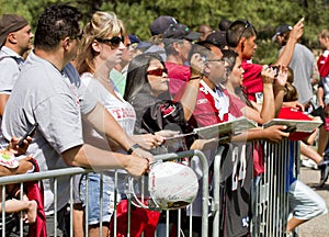 NFL Arizona Cardinals training camp fans