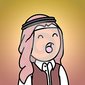 NFT Arab Family Doodles Art