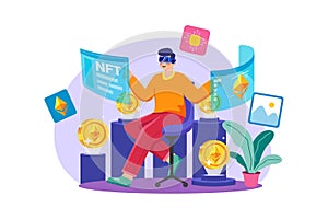 Create NFT using VR tech