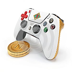 NFT gaming 3D illustration photo