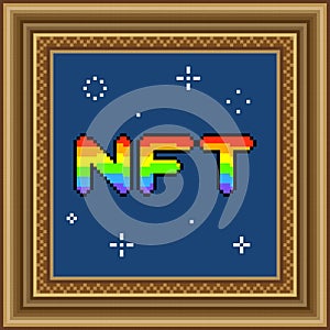NFT Pixel art frame