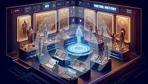 NFT Time Travel, AI generated image