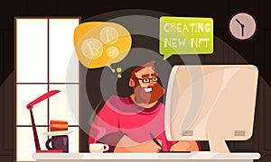 NFT Vector Illustration