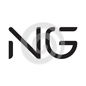 ng initial letter vector logo icon