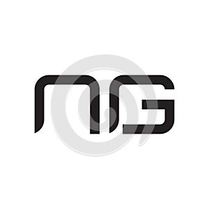 ng initial letter vector logo icon