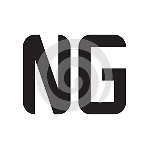 ng initial letter vector logo icon