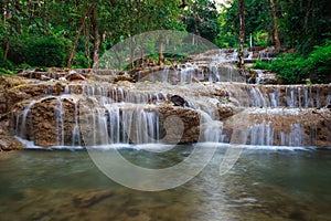 Ngao waterfall,lampang,thailand.