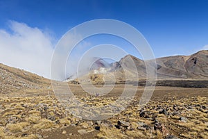 Ngauruhoe volcano 2291mt, Tongariro national park, North islan