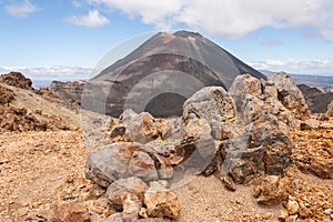 Ngauruhoe volcano in Tongariro National Park