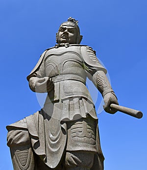 Ngong Ping Buddhist Guardian Statue photo