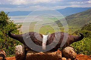 Ngorongoro crater in Tanzania,